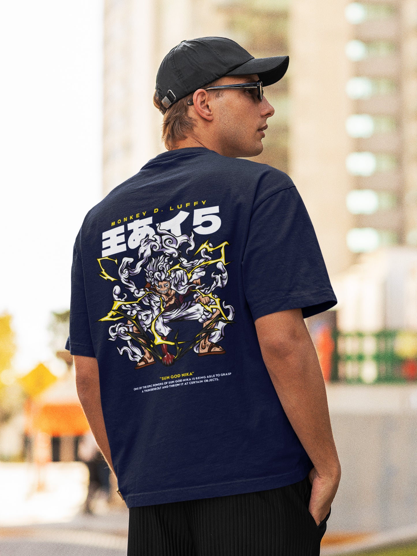 Luffy Gear 5 “Sun God Nika” Oversized T-Shirt