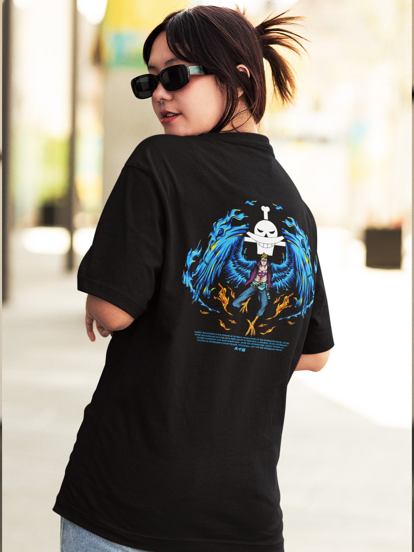 Phoenix Flame Tee – Marco of the Whitebeard Pirates